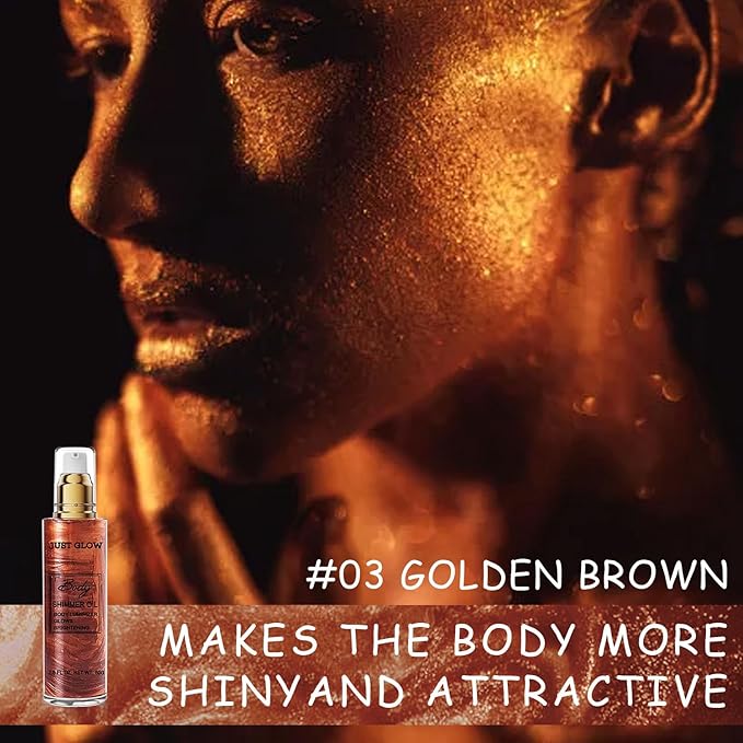 Shimmer Body Oil, Face and Body Liquid Luminizer