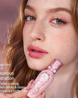 Flower Knows Midsummer Fairytales Lip Gloss-Glowy Moisturizing Coating Lip Lacquer-Hydrating Tinted Lip Oil for Girls&Women-Vegan & Cruelty Free-0.17Fl Oz(G05 Freesia)
