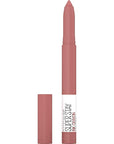 Maybelline Super Stay Ink Crayon Lipstick Makeup, Precision Tip Matte Lip Crayon with Built-in Sharpener, Longwear Up To 8Hrs, On The Grind, Purple Mauve Pink, 1 Count