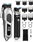 Ufree Hair Clippers for Men, Professional Clippers and Trimmers Set, Cordless Clippers for Hair Cutting, Beard Trimmer, Barber Clippers, Rechargeable Electric Shaver, Gifts for Men