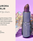 Winky Lux Glimmer Balm, pH Lip Balm, Color Changing Lipstick and Tinted, Vegan & Cruelty Free Lip Balm, Hydrate & Plump, Purple Mauve Lipstick, Aurora
