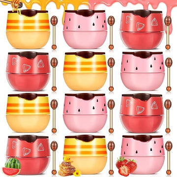 12 Pcs Bee Lip Balm Honey