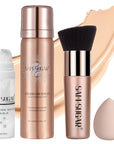 AirBrush Foundation Spray Set, Spray Foundation Makeup and (#3 Nude)