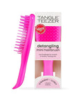 Tangle Teezer Ultimate Detangler Hairbrush, Eliminates Knots & Reduces Breakage, Mini Hair Brush for Travel, Small Hands & All Hair Types, Runway Pink
