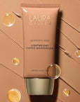 LAURA GELLER NEW YORK Quench-n-Tint Hydrating Foundation - Light/Medium - Sheer to Light Buildable Coverage - Natural Glow Finish - Lightweight Formula with Hyaluronic Acid