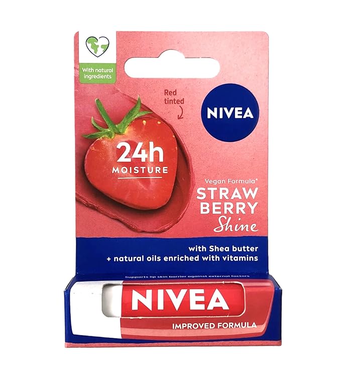 Nivea Lip Care Fruity Shine Strawberry, 4.8g