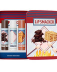 Lip Smacker S’mores Lip Balm Trio Tin – Moisturizing & Sheer Lip Balm Trio with Delicious Dessert-Inspired Flavors – S’more