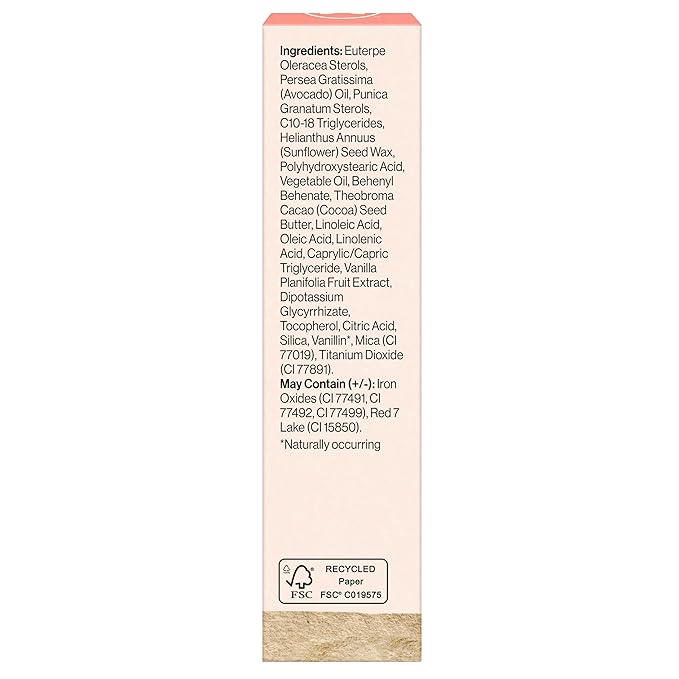 Honest Beauty Moisturizing Vegan Tinted Lip Balm | Antioxidant-rich Acai Extracts + Avocado Oil | Paraben Free + Cruelty Free | Summer Melon