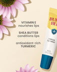 Burts Bees Rescue Lip Relief with Shea Butter and Echinacea, 100% Natural Origin, 0.35 Ounces