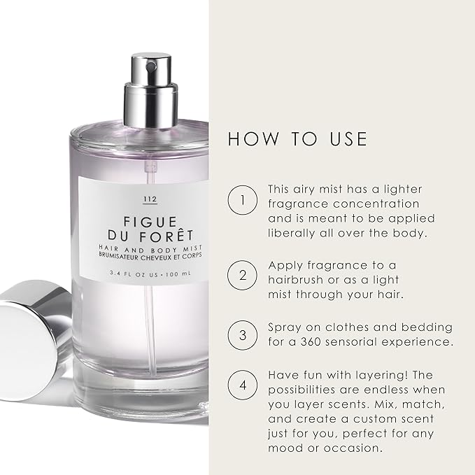 Le Monde Gourmand Sel Océan Hair & Body Mist - 3.4oz (100ml) - Honeysuckle, Muguet and Pink Sea Salt Fragrance Notes