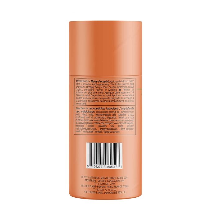 ATTITUDE Sunscreen Stick, Broad Spectrum