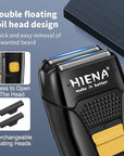 Professional Hair Clipper Kit, Rechargeable Cordless Barber Kit and Hair Cutting Set, Electric Foil Shavers and Beard Trimmers, Ear, Nose Hair Trimmer Set & Facial Grooming Tool (Black)
