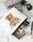 Western cosmetic bag highland cow
