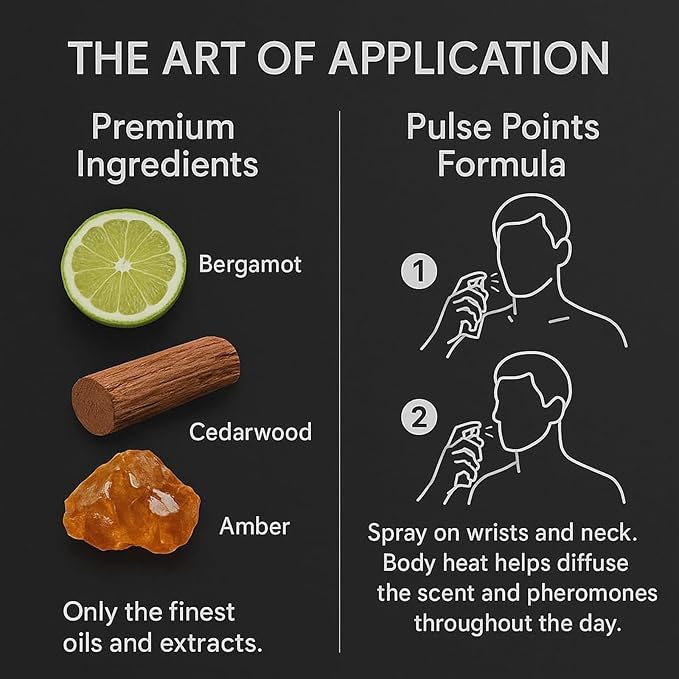 for Men, Pheromone Cologne, 50ml Long-Lasting Pheromone Perfume, Enhance Social Attraction & Confidence, Fresh Woody Fragrance for All Occasions (1 PCS)