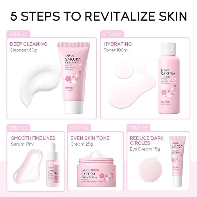 Skin Care Set JAPAN SAKURA Women