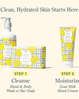 Beekman 1802 Sunshine Lemon Hand Cream - Scented - 2 fl oz - Nourishes, Hydrates & Repairs - With Goat Milk, Shea Butter & Glycerin - Non-Greasy - No Irritation - Good for Sensitive Skin
