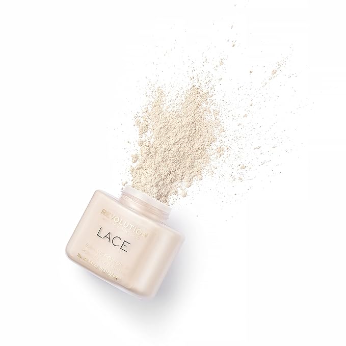 Revolution Beauty, Loose Baking Powder, Makeup Setting Powder, Shine, Lace, 1.13 Oz