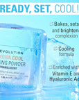 Revolution Beauty London, Hydra Cool Cooling Loose Baking Powder, Makeup Setting Powder for Hydrating Skin, Enriched with Hyaluronic Acid, Vegan & Cruelty-Free, 1.05 oz