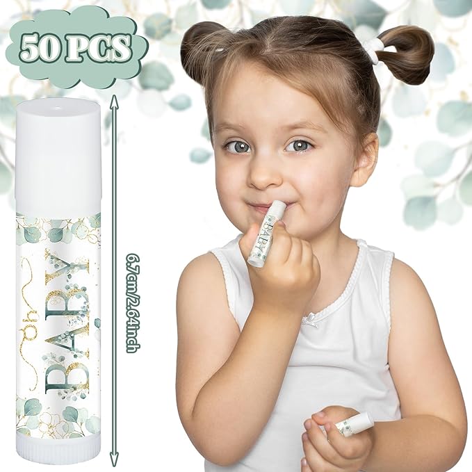 50 Pack Sage Green Baby Shower Gifts