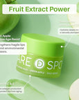 Sleeping Lip Mask Green Apple - Repair for Dry Cracked Lips, Infused with Vitamin C and Shea Butter, Lip Mask Nourish and Revitalize Overnight, Wake to Softer, Smoother, Glow Lip - 0.42 Fl Oz