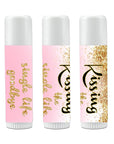 12 Bridal Shower Lip Balms - Kissing