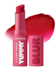 COVERGIRL Clean Fresh Yummy Blur Lipstick, Blurring Effect, Matte Lip Color, Sweet Pomergranate Flavored, Vegan Formula - 160 Can't Remem-blur (Fuchsia Pink)