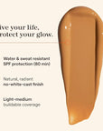 Live Tinted Hueguard Skin Tint SPF 50 - Tinted Mineral Sunscreen with Light-Medium Buildable Coverage With a Hydrating and Radiant Finish - Water and Sweat Resistant, 1.35 fl oz - Shade 07