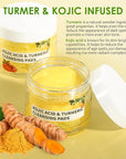 Turmeric kojic acid cleansing pads