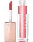 Maybelline Lifter Gloss, Hydrating Lip Gloss with Hyaluronic Acid, High Shine for Plumper Looking Lips, Silk, Warm Mauve Neutral, 0.18 Ounce
