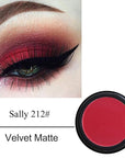 Erinde Single Red Matte Eyeshadow Palette, High Pigmented Eye Shadow Powder, Long Lasting, Ultra-Blendable, Intense Color