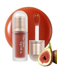 AXIS-Y Vita Glow Lip Oil with Vitamin E & Ceramide - Nourishing & Revitalizing Dry, Chapped Lips with Long Lasting Moisturization - Vegan Korean Skin Care Lip Treatment - 0.13 fl. oz. (Cozy Fig)