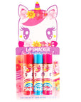 Lip Smacker Magical Unicorn Lip Balm - Moisturizing, Soothing Trio Enchanting Cherry, Rainbow Berry, & Unicorn Delight