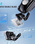 Professional Hair Clippers Trimmer for Men - Cordless Barber Clippers Set with High Torque Brushless Motor & DLC Coated Detachable Blade& Charging Stand, Premium Gifts for Men