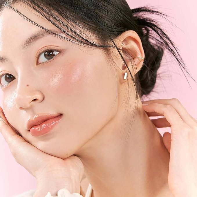 rom&nd GLASTING MELTING BALM 03 Sorbet Balm: K-Beauty Hydrating Tinted Lip Gloss for Crystal-Clear Water-Gloss Shine & Long-Lasting Comfort