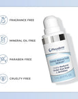 Plexaderm Rapid Reduction Eye Serum - Visibly Reduces Under-Eye Bags, Wrinkles, Dark Circles, Fine Lines & Crow's Feet Instantly, Anti Aging Wrinkle Remover for Face, Pump