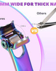 Toenail Clippers for Thick Toenails for Seniors – Vepkuso Ultra Sharp Nail Clippers for Women Large German Fingernail Clippers Cutter Set for Tough Nails, Men, Adult,Gift Idea