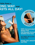 BE YOU BODY | Body Leg Perfecting Bronzer | Instant Healthy Waterproof Wash Off Radiant, Sun Free Natural Looking Transfer & Sweat Resistant Glowing Tan | No Orange Skin, No Stink, No Streak.