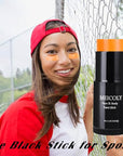 MEICOLY Orange Face Body Paint Stick(1.06 Oz),Cream Blendable Face Paint,Orange Eye Black Baseball/Softball,Sweatproof Waterproof Face Painting for Halloween Pumpkin Special Effects SFX Cosplay Makeup