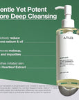 Anua Heartleaf Pore Control Cleansing Oil, Oil Cleanser for Face, Makeup Blackhead Remover, Korean Skin Care 6.76 fl oz(200ml) (original)