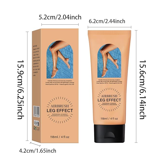Leg Makeup, Tattoo Cover Up Makeup 24-Hour Long-Lasting Sweatproof Waterproof Body Makeup No Transfer. #01 (Fairest Glow)