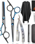 Hair Cutting Scissors Haircut Shears Kit, Fcysy Professional Barber Shears Set, Hairdressing Salon Scissors Blending Shears Barber Accessories for Hairdresser Home Use