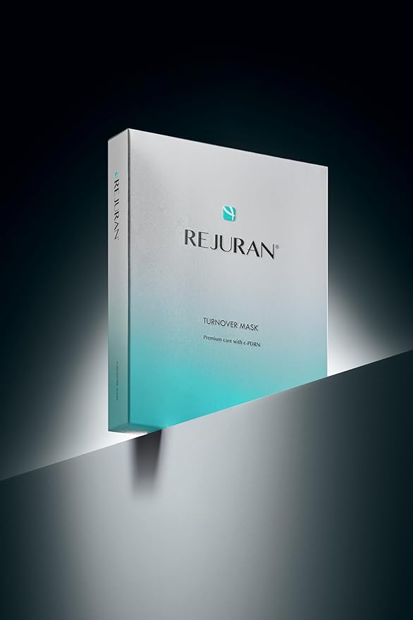 REJURAN® Turnover Mask, c-PDRN® (5ea) – Original Salmon DNA for Firming, Hydration, Repairing & Revitalizing. Achieve Youthful, Radiant Skin. Korean Skincare. Ultra Microfiber Sheet Mask