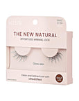 KISS The New Natural Effortless Minimal Look False Eyelashes 12mm, Half Strip Lash Single Pack, NNH01, 1 Pair