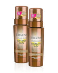 Jergens Natural Glow Instant Self Tanner Mousse, Sunless Tanning Light Bronze Tan, for a Natural-looking Tan, 6 Oz, Pack of 2