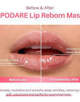 Sleeping Lip Mask Green Apple - Repair for Dry Cracked Lips, Infused with Vitamin C and Shea Butter, Lip Mask Nourish and Revitalize Overnight, Wake to Softer, Smoother, Glow Lip - 0.42 Fl Oz