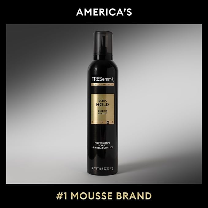 TRESemmé Hair Mousse Pack of 6 Extra Hold For 24H Touchable Hold & Volume with Pro Lock Tech 10.5 FL Oz