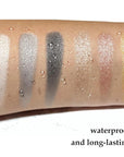 Boobeen 6PCS Cream Eyeshadow Sticks - Waterproof Eyeshadow Pencil Crayons - Eye Brightener Stick Shimmer Pens - Create Glitter Eye Makeup - Easy to Use