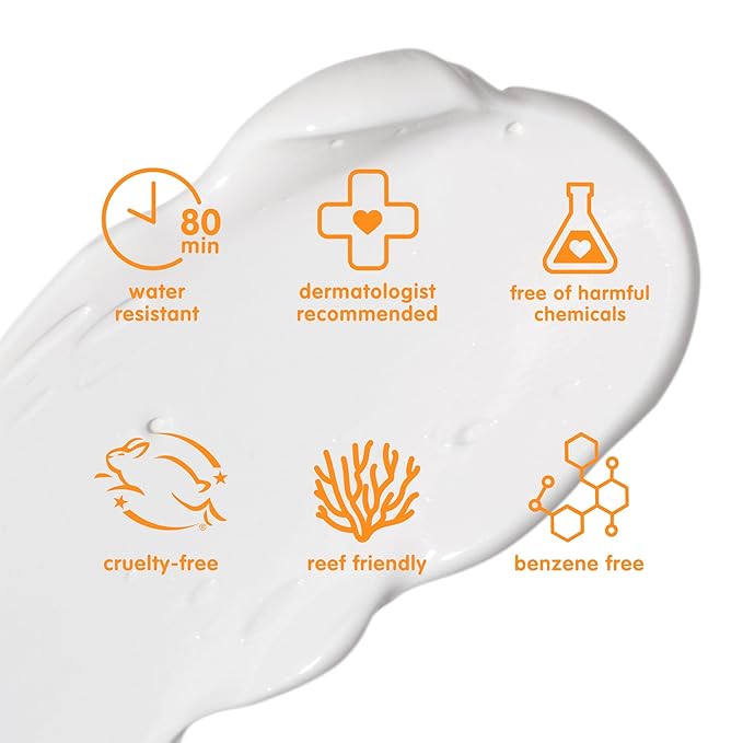 Thinkbaby Baby Sunscreen for Sensitive Skin, 3 Fl Oz, SPF 50 Clear Zinc Oxide Baby Mineral Sunscreen, Broad Spectrum UVA/UVB Protection, Natural, Water Resistant, Reef Safe, Vegan