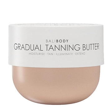 Bali Body Gradual Tanning Butter | Self Tanner Body Butter for a Natural, Streak-Free Self Tan | Buildable Glow | Sunless Tanner, Cruelty-Free, Non-Toxic (200 ml/6.76 fl oz)