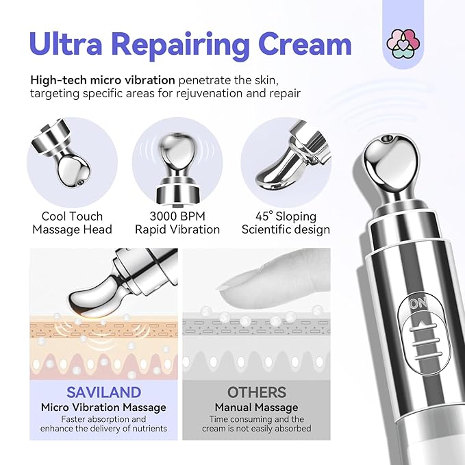 SAVILAND Ultra-Repairing Cuticle Cream: 20ml Organic Black Castor Oil Vitamin E Cuticle Softener for Deep Hydration Nail Care Aging Damaged Dry Cuticles Repair Nail Strengthener Home